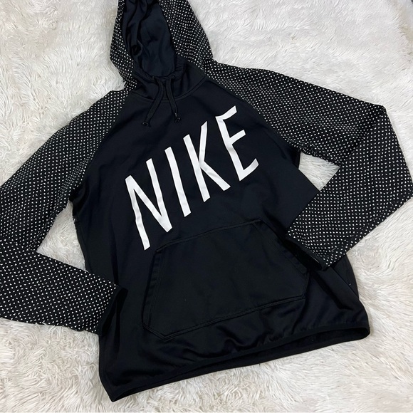 Nike dri fit polka dot hoodie size medium - Picture 1 of 9